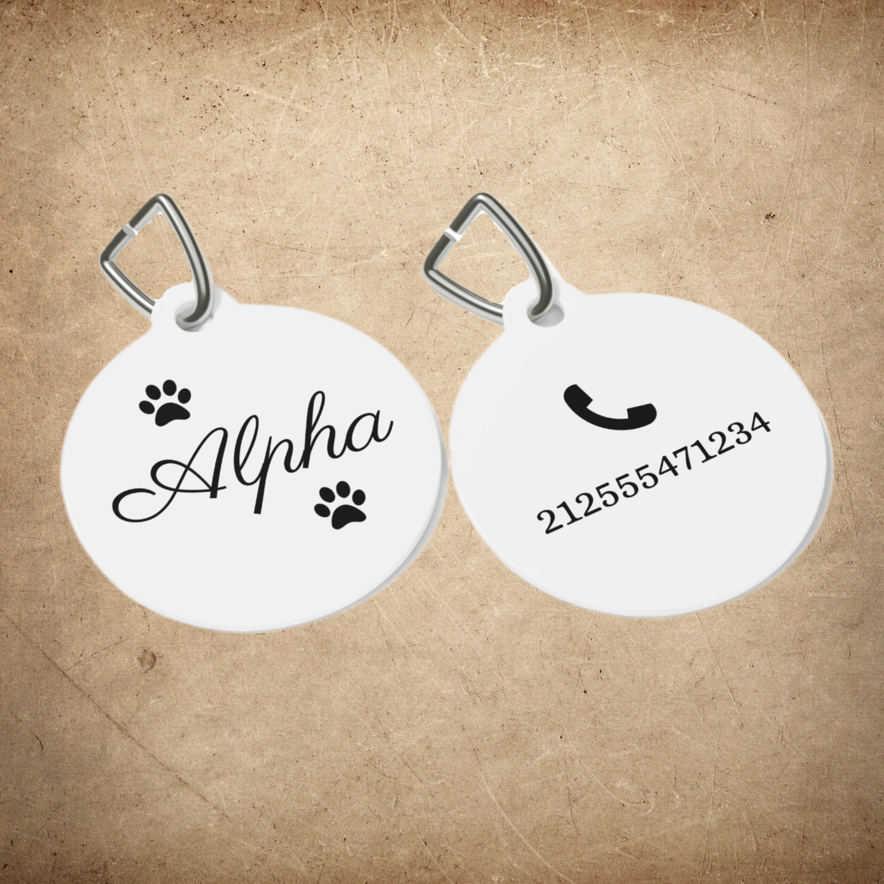 Customizable pet tag