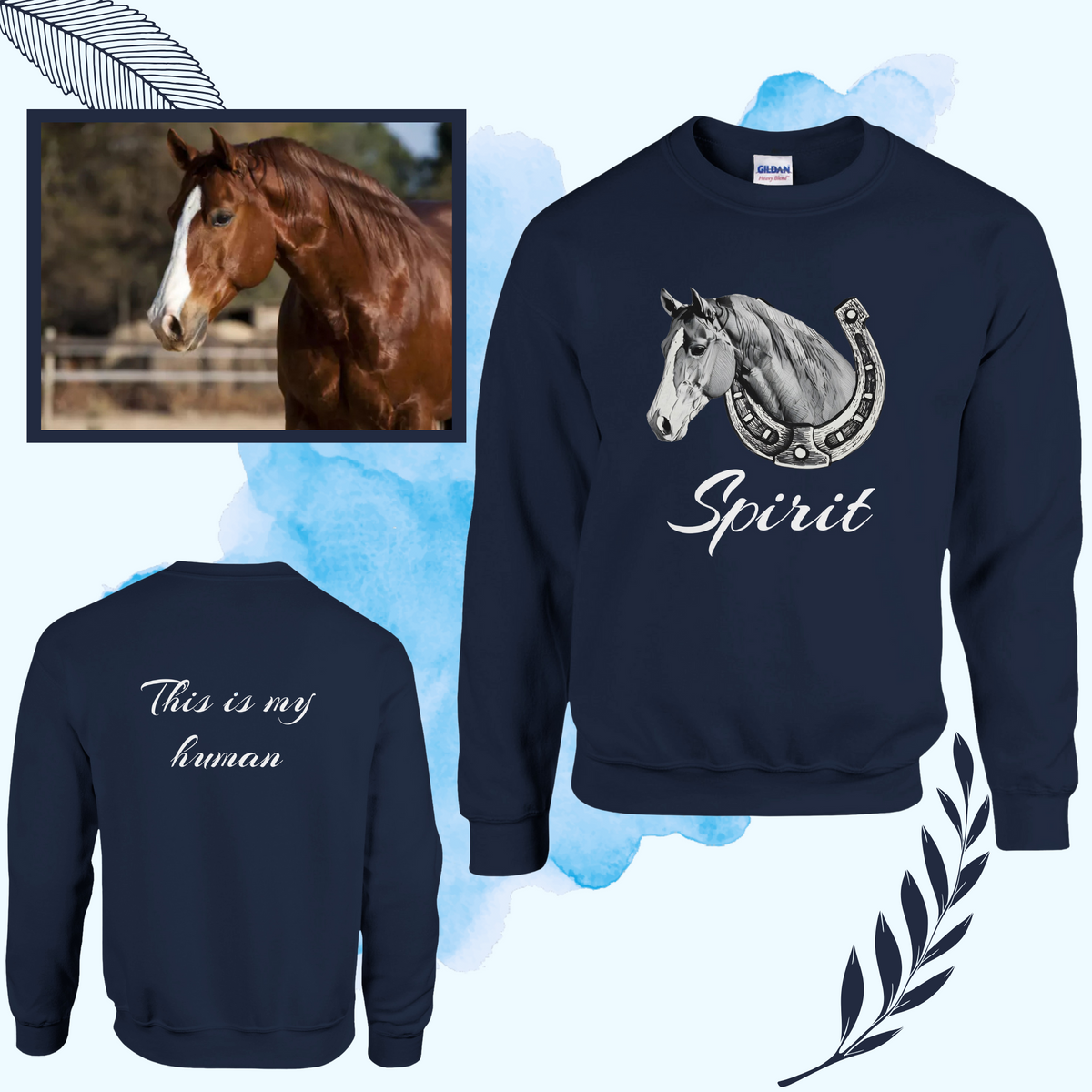 Sweat-shirt imprimé personnalisable